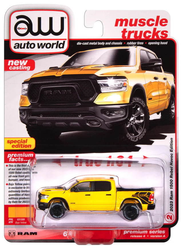 2023 Dodge Ram Rebel Havoc Edition Baja Yellow w/Rebel Graphics Auto World