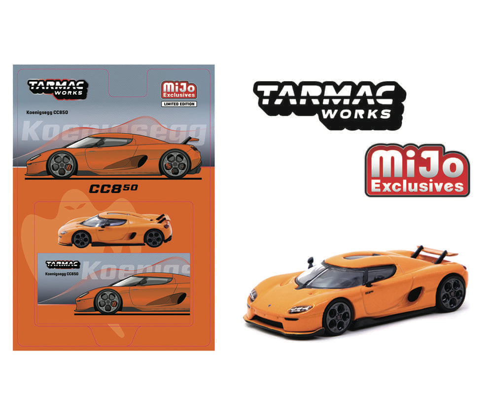 Tarmac Works 1:64 Koenigsegg CC850 – Orange- Global64 – Mijo Exclusives