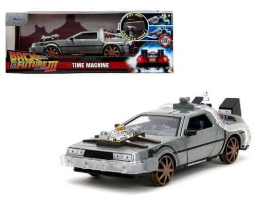 Jada 1:24 Back to the Future Part III Time Machine - Rail Version Hollywood Rides