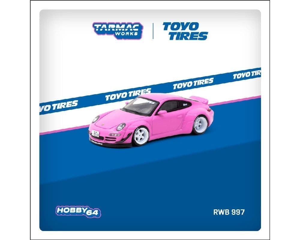 Tarmac Works 1:64 RWB 997 Toyo Tires – Pink – Hobby64