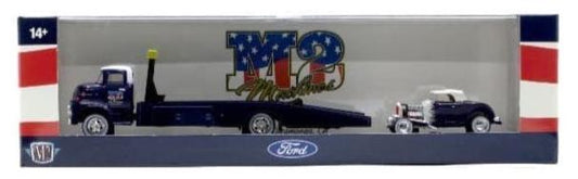 M2 Machines 1:64 Auto-Haulers Release 78 Assortment: 1956 Ford COE & 1932 Roadster – M2 Speed & Chrome shop