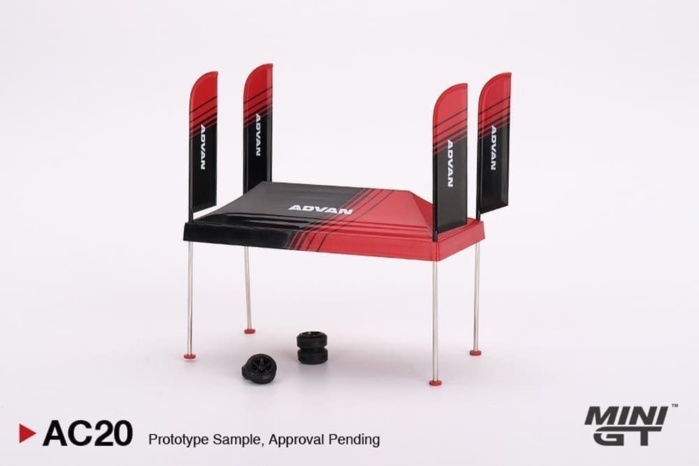 Mini GT 1:64 Paddock Service tent Set "ADVAN"