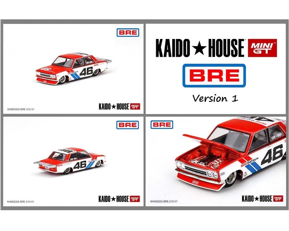 Kaido House x Mini GT 1:64 Datsun 510 Pro Street BRE Ver 1