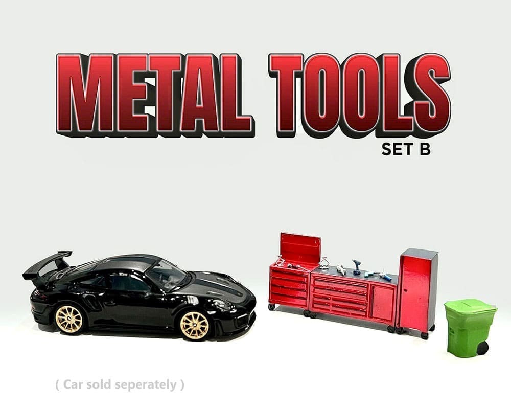 American Diorama 1:64 Metal Tools Set B – Mijo Exclusives