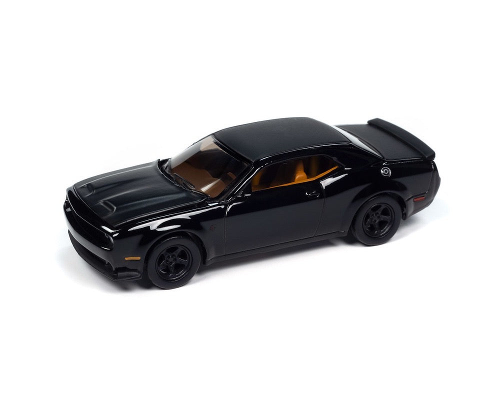 Auto World 1:64 2021 Dodge Challenger SRT Super Stock – Black – Special Edition