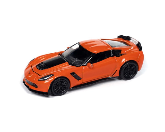 Auto World 1:64 2019 Chevrolet Corvette Z06 – Orange – Premium 2024 Release 1 Version A